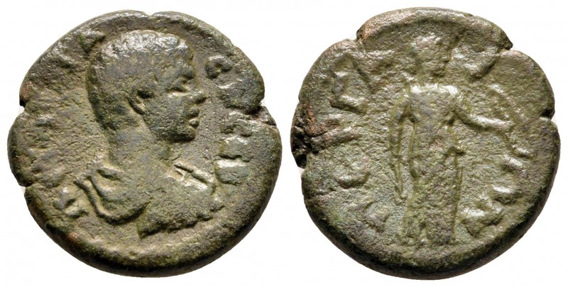 Pamphylia. Perge. Geta AD 198-211. 
Bronze Æ

18 mm., 5,66 g.



very fin...