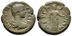 Pamphylia. Perge. Geta AD 198-211. Bronze Æ