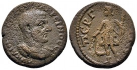 Pamphylia. Perge. Macrinus AD 217-218. Bronze Æ