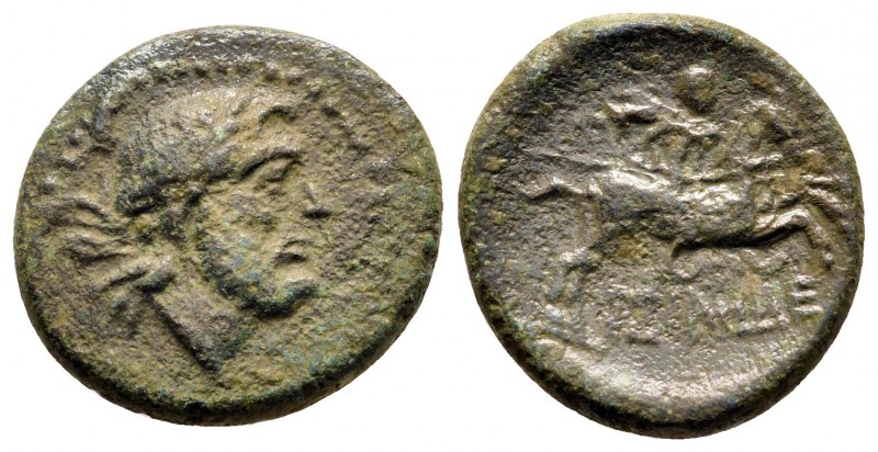 Pisidia. Isinda. Pseudo-autonomous issue circa 22-21 BC. 
Bronze Æ

15 mm., 3...