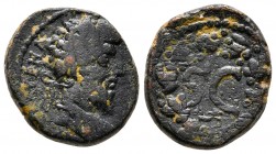 Seleucis and Pieria. Antioch. Lucius Verus  AD 161-169. Bronze Æ