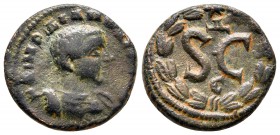 Seleucis and Pieria. Antioch. Diadumenian as Caesar AD 217-218. Bronze Æ