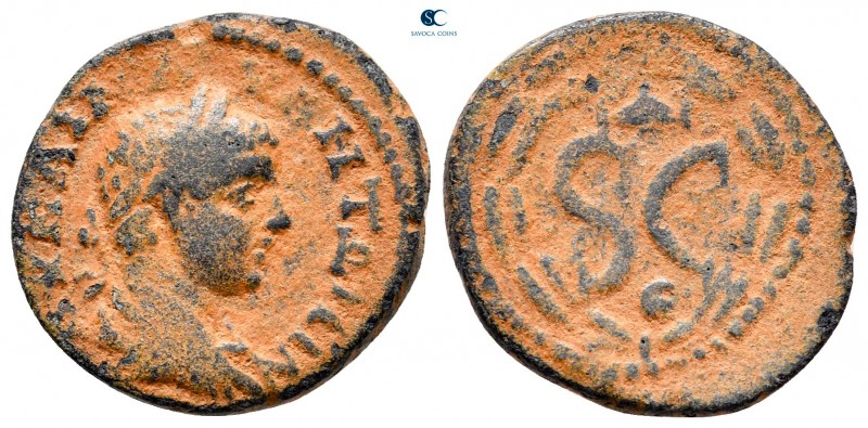 Seleucis and Pieria. Antioch. Elagabal AD 218-222. 
Bronze Æ

20 mm., 4,06 g....