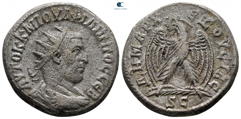 Seleucis and Pieria. Antioch. Philip I Arab AD 244-249. 
Billon-Tetradrachm

...