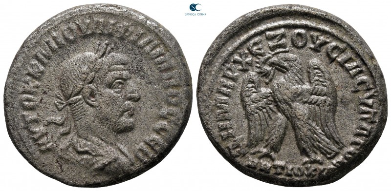 Seleucis and Pieria. Antioch. Philip I Arab AD 244-249. 
Billon-Tetradrachm

...