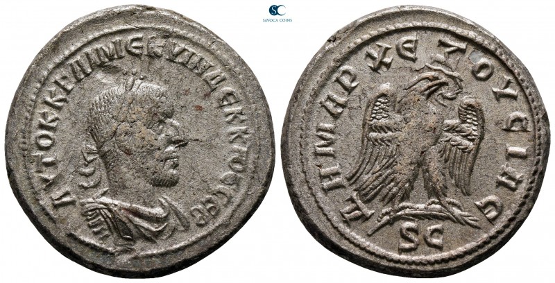 Seleucis and Pieria. Antioch. Trajan Decius AD 249-251. 
Billon-Tetradrachm

...