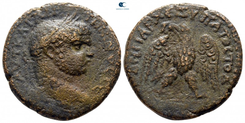 Seleucis and Pieria. Laodicea ad Mare. Caracalla AD 198-217. 
Billon-Tetradrach...