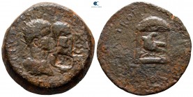Seleucis and Pieria. Laodicea ad Mare. Caracalla with Plautilla AD 198-217. Bronze Æ