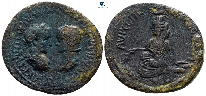 Mesopotamia. Singara. Gordian III with Tranquillina AD 238-244. 
Bronze Æ

34...