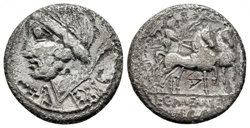L. C. Memmius L. f. Galeria 87 BC. Rome
Denarius AR

16 mm., 3,06 g.



f...