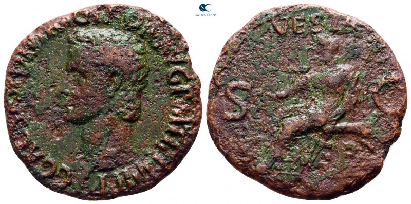 Caligula AD 37-41. Rome
As Æ

27 mm., 8,60 g.



fine