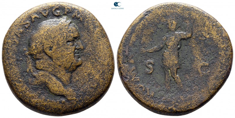 Vespasian AD 69-79. Rome
Sestertius Æ

32 mm., 22,52 g.



fine