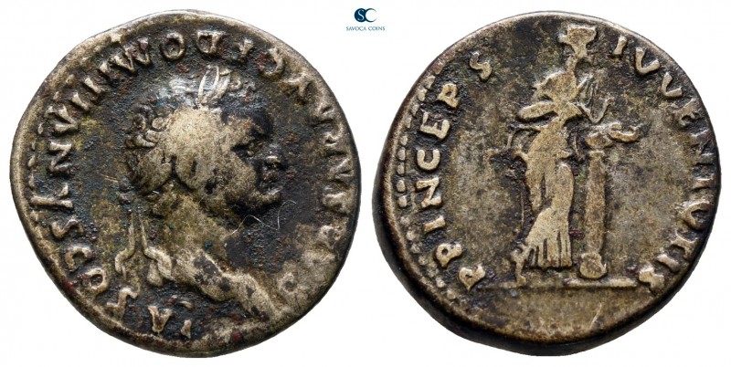 Domitian AD 81-96. Rome
Denarius AR

17 mm., 3,38 g.



very fine
