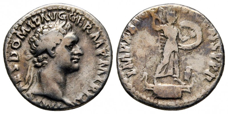 Domitian AD 81-96. Rome
Denarius AR

18 mm., 3,22 g.



very fine