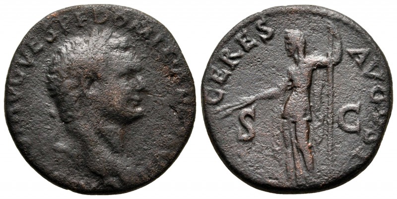 Domitian AD 81-96. Rome
As Æ

25 mm., 8,77 g.



very fine