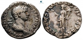 Trajan AD 98-117. Rome. Fourreé Denarius Æ