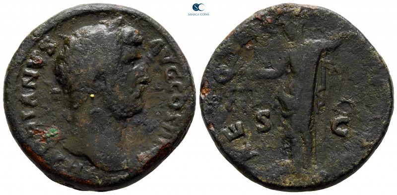 Hadrian AD 117-138. Rome
Sestertius Æ

31 mm., 22,08 g.



fine