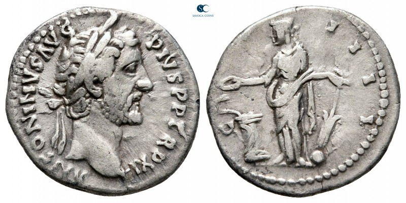 Antoninus Pius AD 138-161. Rome
Denarius AR

17 mm., 2,62 g.



very fine