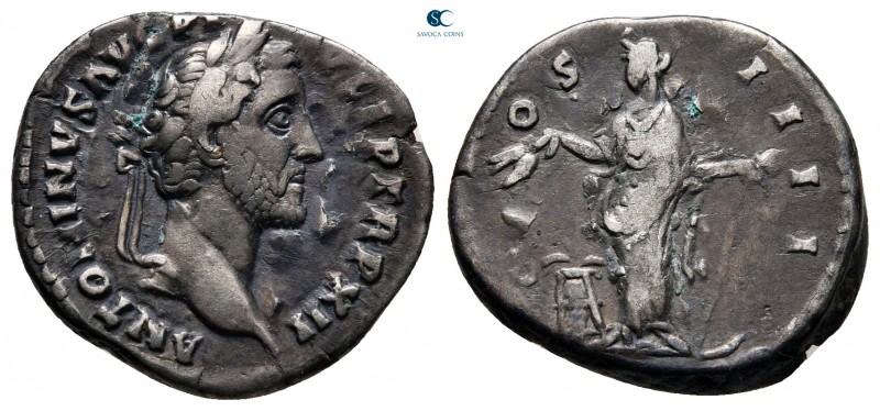 Antoninus Pius AD 138-161. Rome
Denarius AR

18 mm., 3,35 g.



very fine