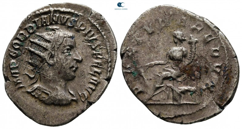 Gordian III AD 238-244. Antioch
Antoninianus AR

24 mm., 3,47 g.



very ...