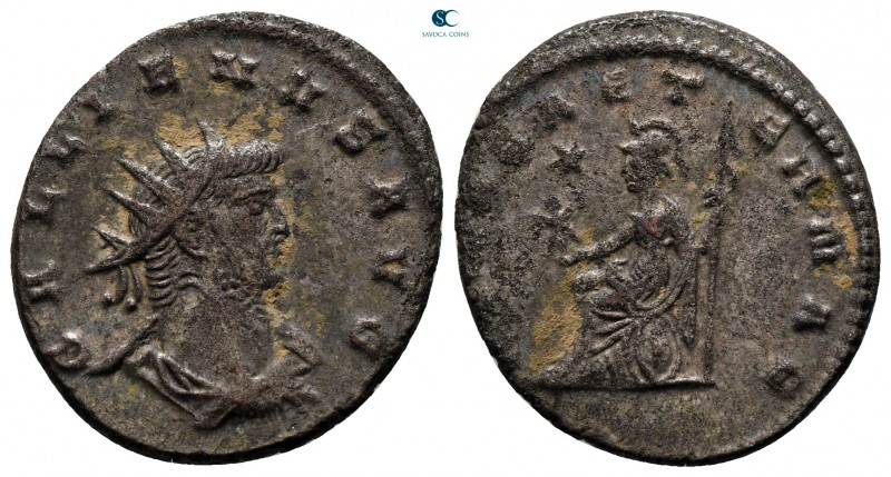 Gallienus AD 253-268. Antioch
Antoninianus Æ

20 mm., 3,09 g.



very fin...