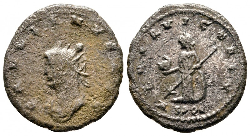 Gallienus AD 253-268. Cyzicus
Antoninianus Æ

22 mm., 3,85 g.



very fin...