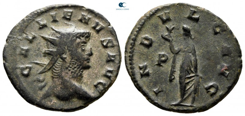 Gallienus AD 253-268. Mediolanum
Antoninianus Æ silvered

21 mm., 2,81 g.

...