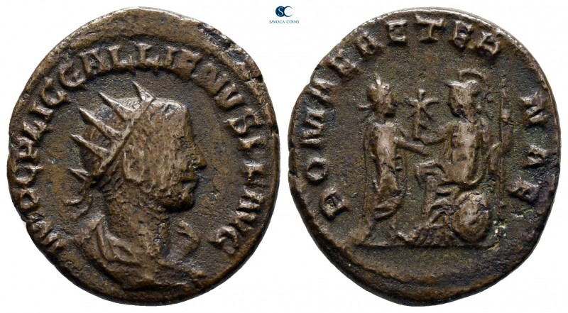 Gallienus AD 253-268. Samosata
Antoninianus Æ

20 mm., 3,87 g.



very fi...