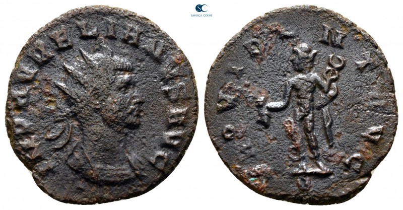 Aurelian AD 270-275. Cyzicus
Antoninianus Æ

21 mm., 2,78 g.



nearly ve...