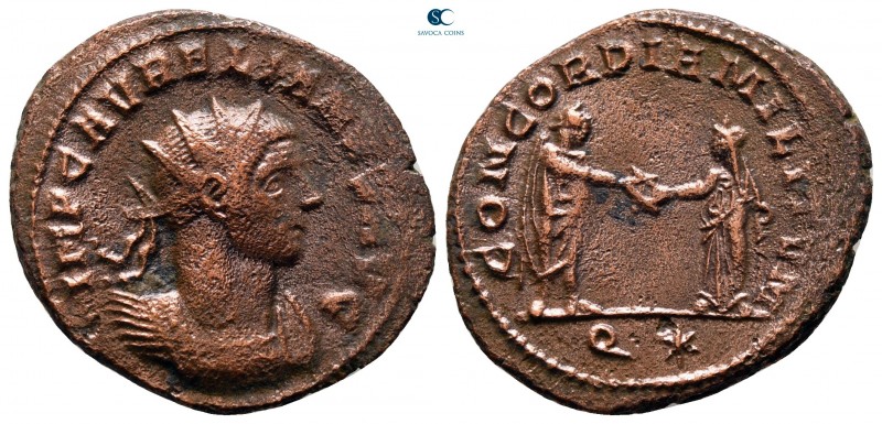 Aurelian AD 270-275. Siscia
Antoninianus Æ

23 mm., 3,85 g.



very fine