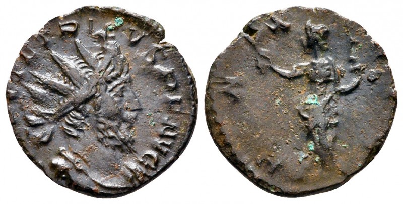 Tetricus I AD 271-274. 
Antoninianus Æ

17 mm., 1,76 g.



very fine