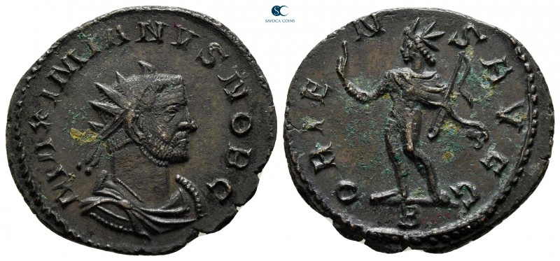 Galerius Maximianus, as Caesar AD 293-305. Lugdunum
Antoninianus Æ

23 mm., 3...