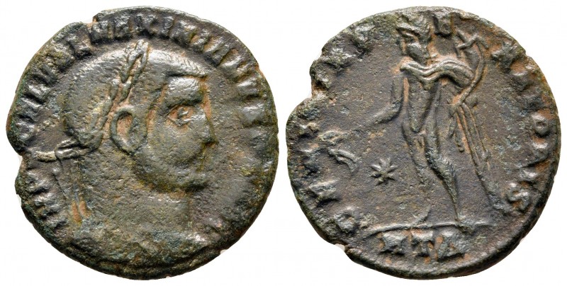 Galerius Maximianus AD 305-311. Heraclea
Follis Æ

23 mm., 6,13 g.



ver...