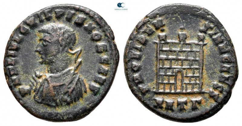 Crispus, as Caesar AD 316-326. Heraclea
Follis Æ

19 mm., 3,04 g.



very...