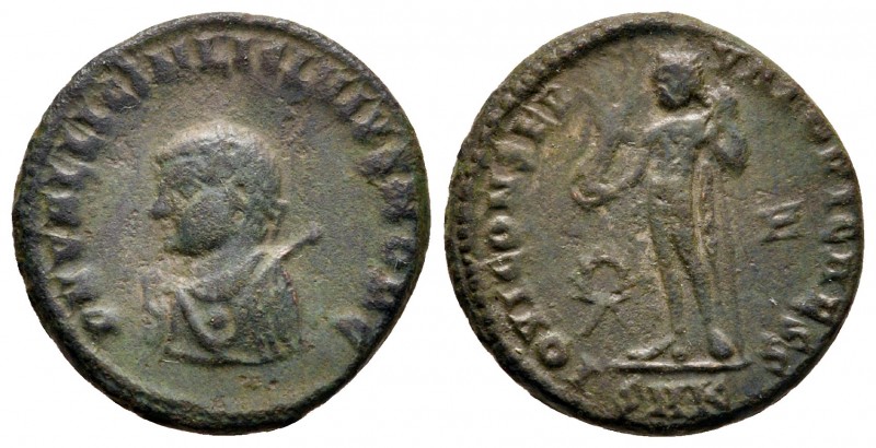 Licinius II, as Caesar AD 317-324. Cyzicus
Follis Æ

18 mm., 3,58 g.



v...