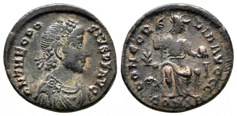 Theodosius I AD 379-395. Constantinople
Follis Æ

17 mm., 3,01 g.



very...