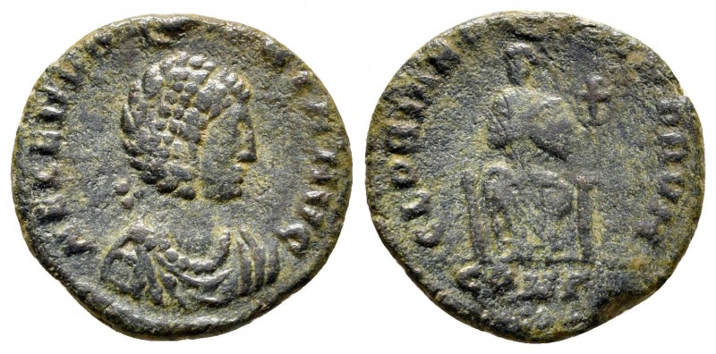 Aelia Eudoxia AD 400-404. Nicomedia
Follis Æ

16 mm., 2,27 g.



very fin...