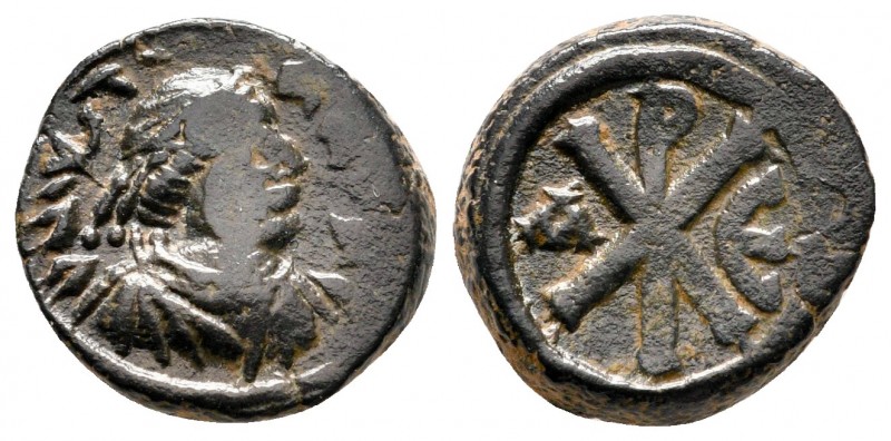 Justin I AD 518-527. Constantinople
Pentanummium Æ

13 mm., 2,75 g.



ve...