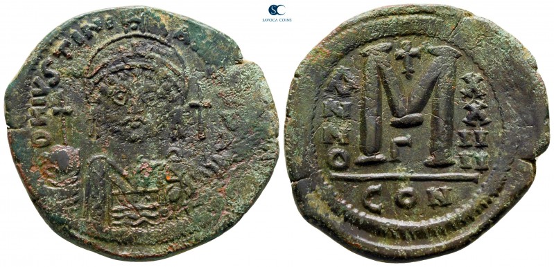 Justinian I AD 527-565. Constantinople
Follis Æ

35 mm., 16,88 g.



near...