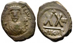 Phocas AD 602-610. Nikomedia. Half Follis or 20 Nummi Æ