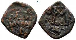 Constans II AD 641-668. Uncertain mint. Follis Æ