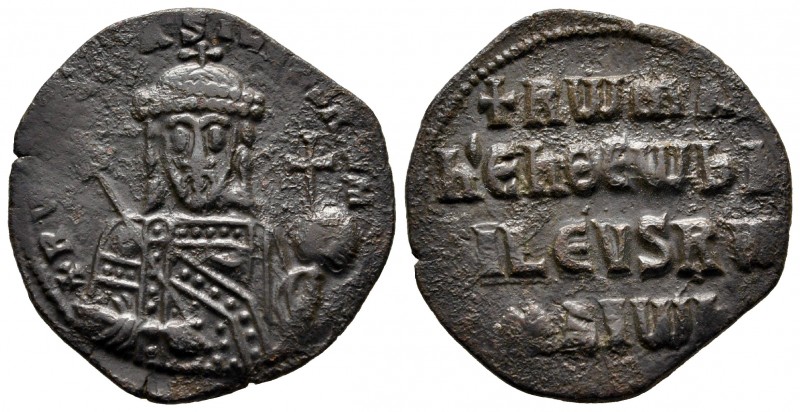 Constantine VII Porphyrogenitus, with Romanus I AD 913-959. Constantinople
Foll...