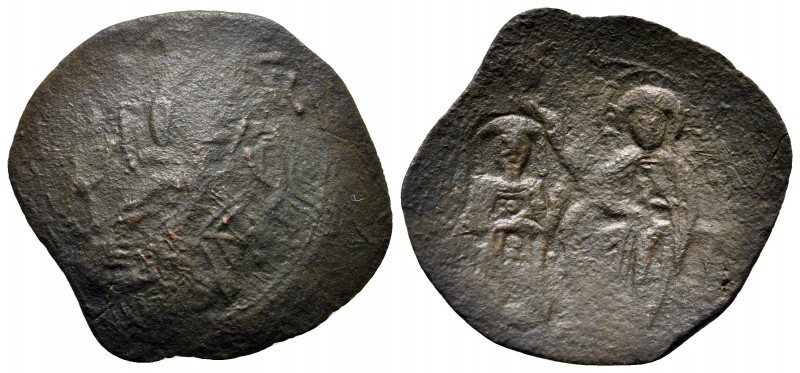 Michael VIII Palaeologus AD 1261-1282. Constantinople
Trachy Æ

26 mm., 1,87 ...