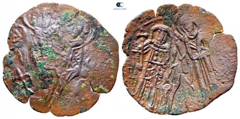 Michael VIII Palaeologus AD 1261-1282. Magnesia
Trachy Æ

24 mm., 2,14 g.

...