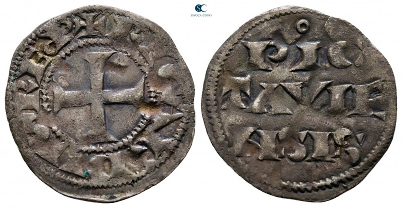 Richard I AD 1189-1199. Anglo-Gallic. Poitou
Denaro AR

18 mm., 0,68 g.


...