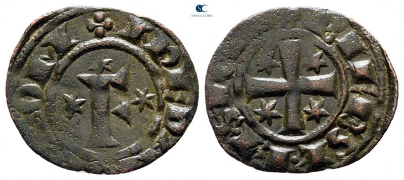 Frederico II AD 1197-1250. Kingdom of Sicily. Brindisi
Denaro Æ

16 mm., 0,69...