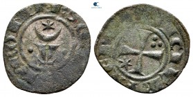 Frederico II AD 1197-1250. Kingdom of Sicily. Messina or Brindisi. Denaro BI