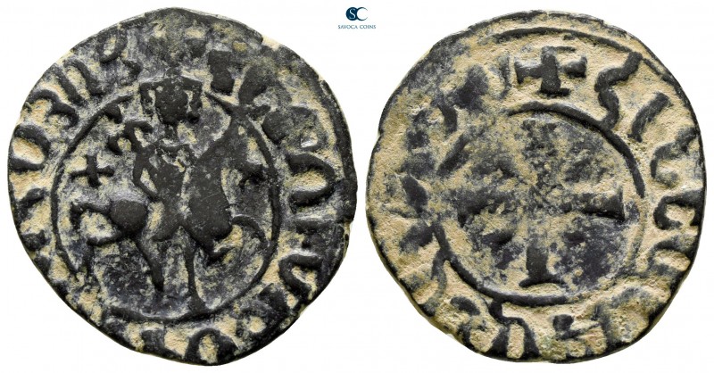 Hetoum I AD 1226-1270. 
Kardez Æ

24 mm., 4,63 g.



nearly very fine