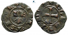 Conrad I AD 1250-1254. Kingdom of Sicily. Messina. Denaro Æ