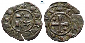 Conrad I AD 1250-1254. House of Hohenstaufen (1194-1268). Kingdom of Sicily. Messina. Denaro Æ